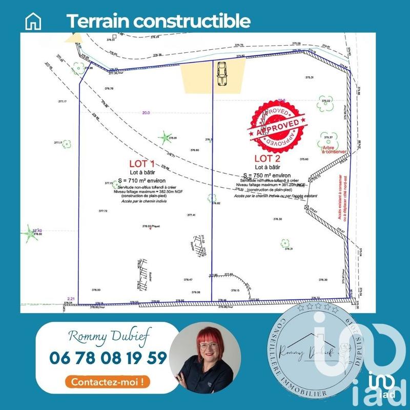 Terrain - 717 m²