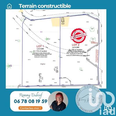 Terrain - 717 m²