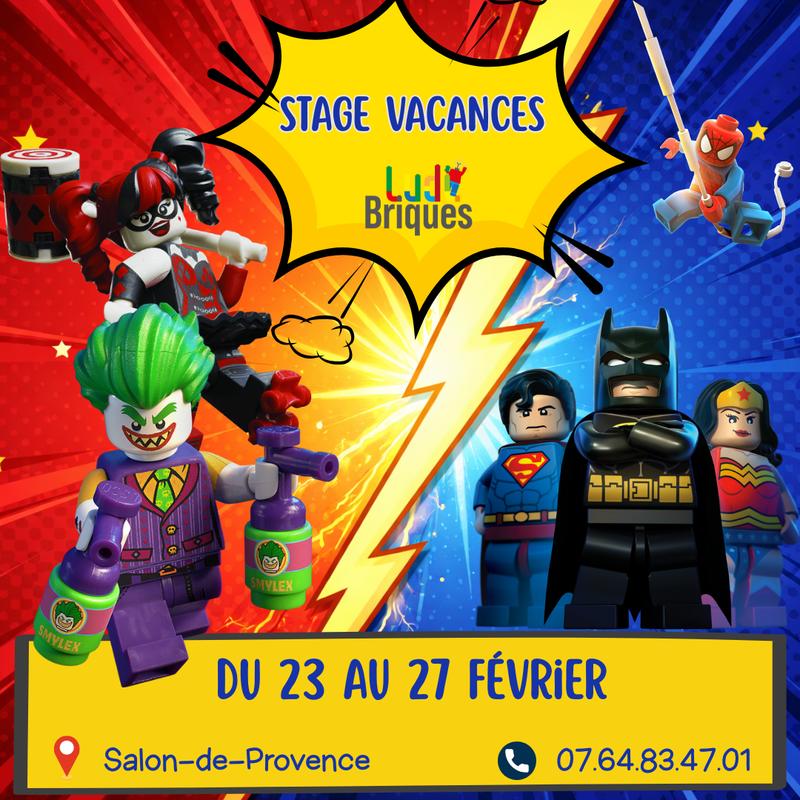 Stage vacances Ludi Briques® Super Héros Vs Super Villains en Lego® !