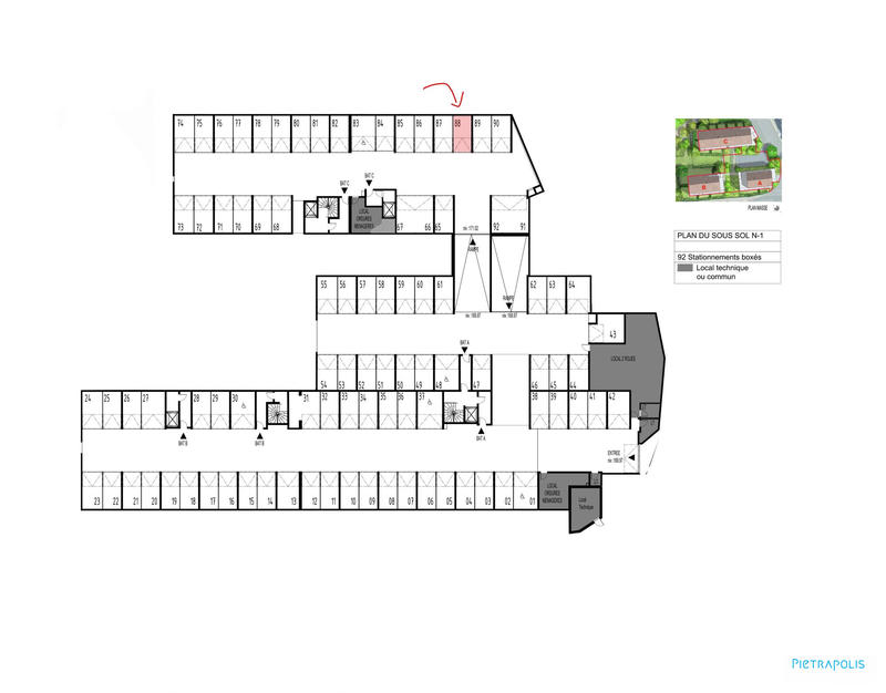 Appartement - 84 m² - 4 pièces