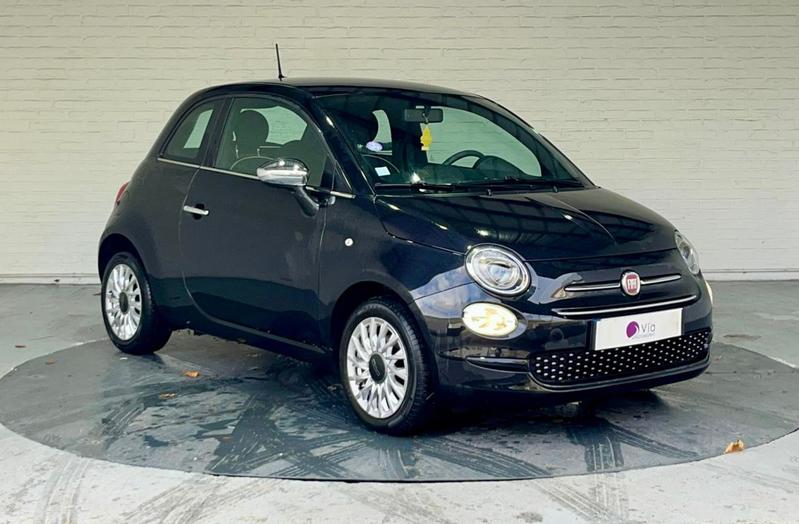 Fiat 500 My20 Serie 7 Euro 6d 1.2 69ch Pack Lounge Full Black Apple Carplay Android Auto