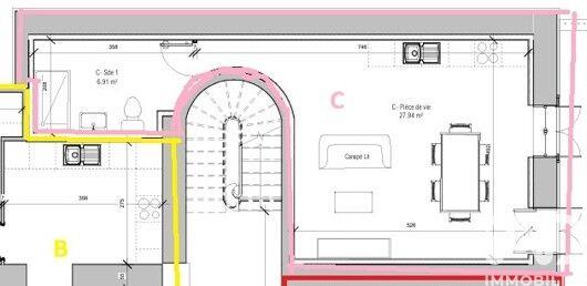 Appartement - 35 m² - 1 pièce