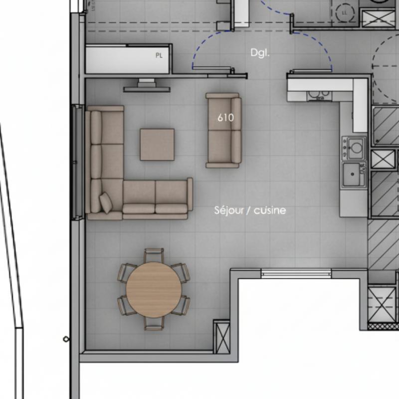 Appartement - 74 m² - 3 pièces