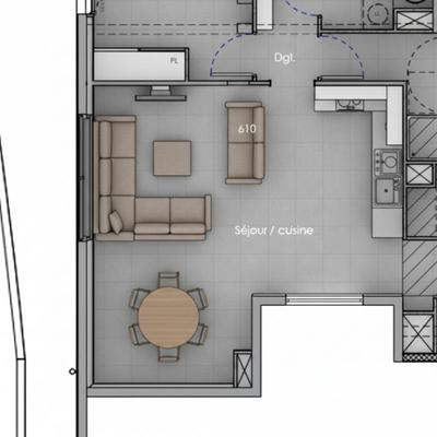 Appartement - 74 m² - 3 pièces