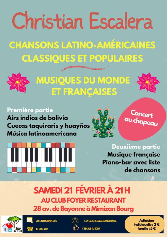 Christian Escalera en concert
