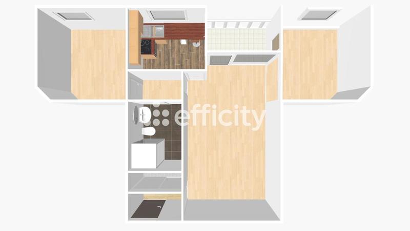 Appartement - 50 m² - 2 pièces