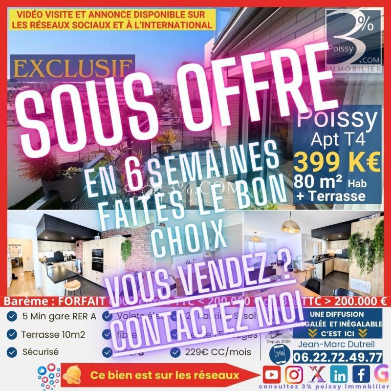 Appartement - 80 m² - 4 pièces