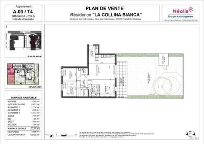 Appartement - 77 m² - 4 pièces