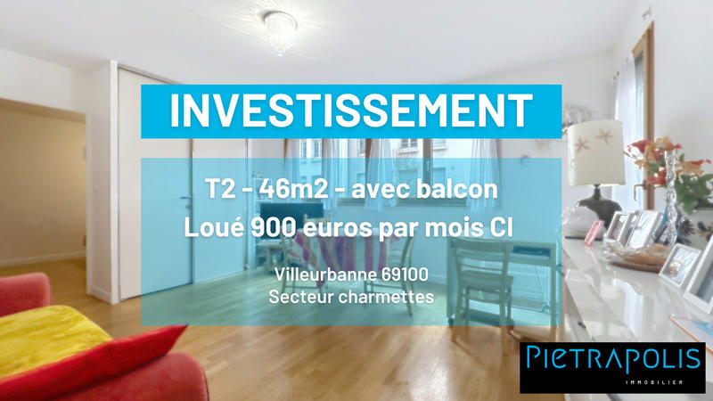 Appartement - 46 m² - 2 pièces