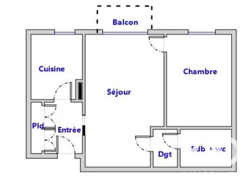 Appartement - 39 m² - 2 pièces