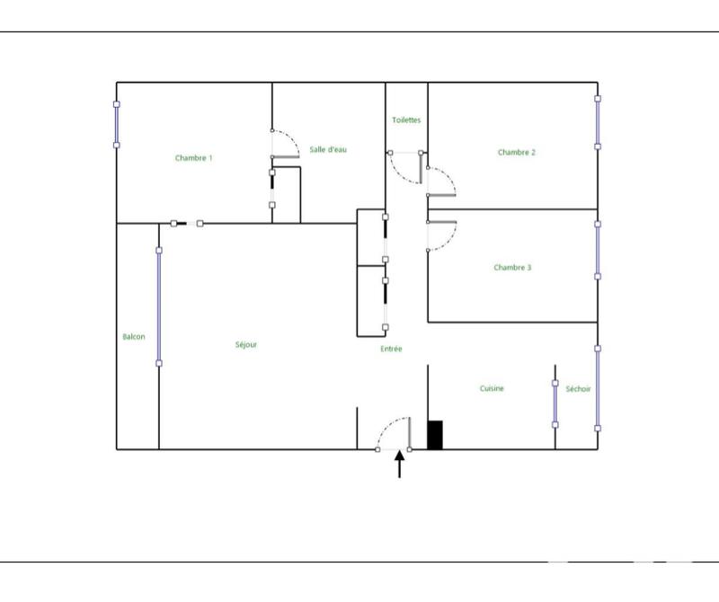 Appartement - 74 m² - 3 pièces