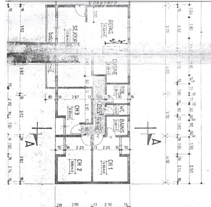 Appartement - 82 m² - 4 pièces