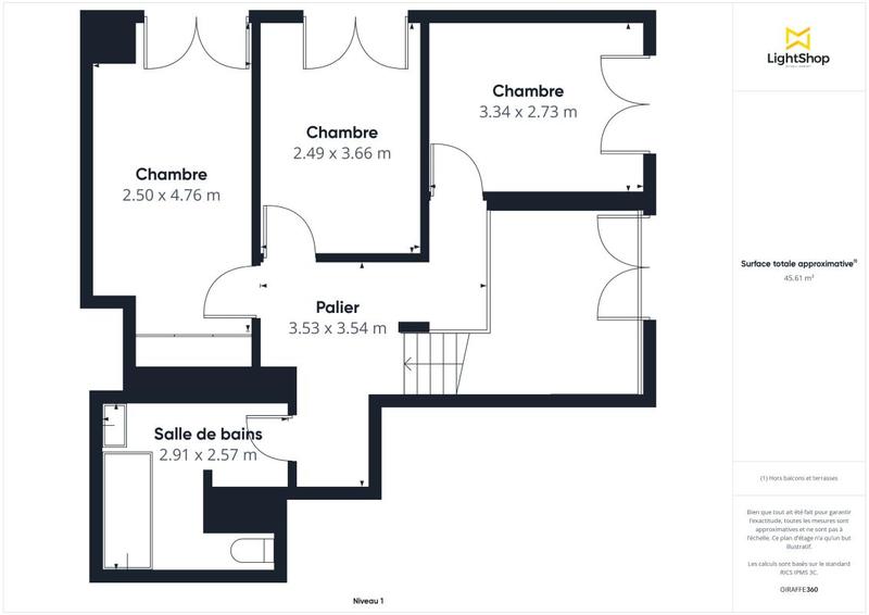 Appartement - 101 m² - 4 pièces