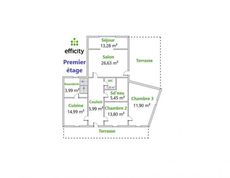 Maison ancienne - 158 m² - 7 pièces