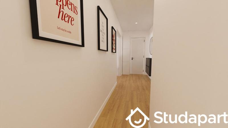 Chambre - 12 m² - 1 pièce