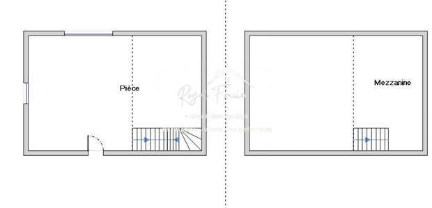 Maison ancienne - 60 m² - 2 pièces