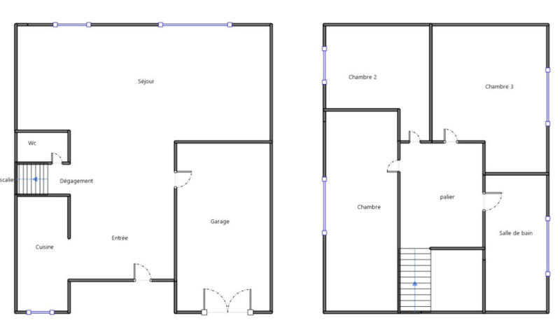 Maison - 80 m² - 4 pièces