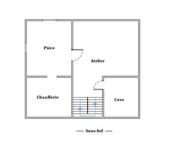 Maison - 80 m² - 3 pièces