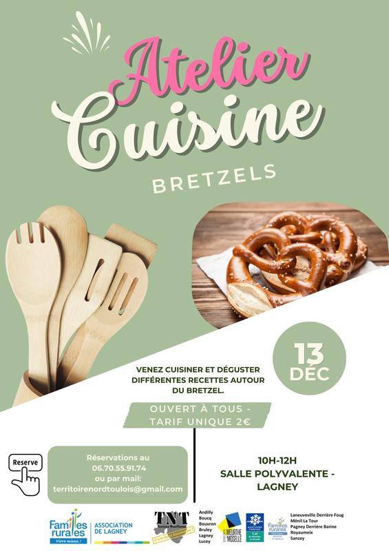 Atelier cuisine - Bretzels