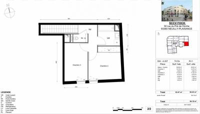 Appartement - 83 m² - 4 pièces