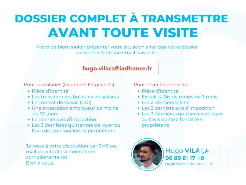 Appartement - 47 m² - 2 pièces