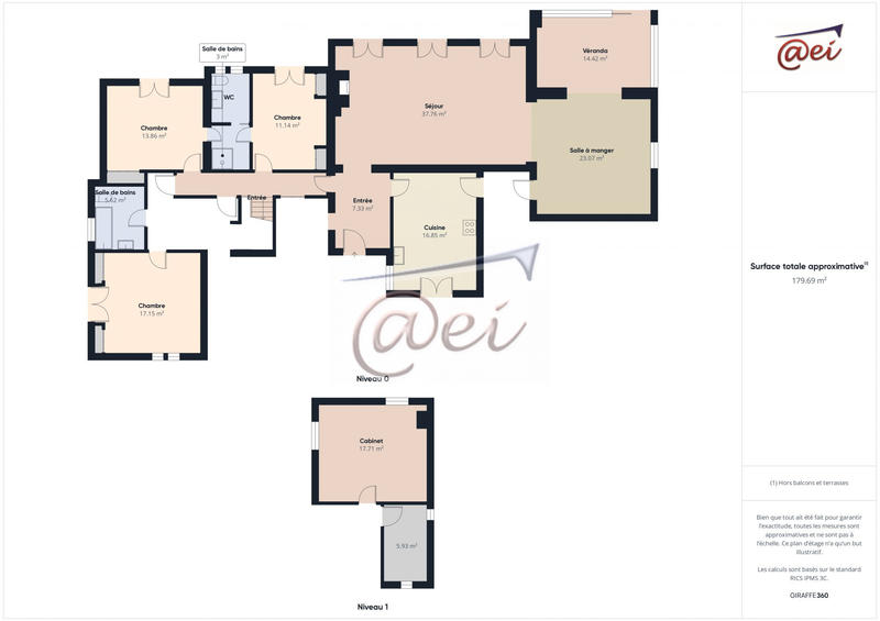 Villa - 214 m² - 7 pièces