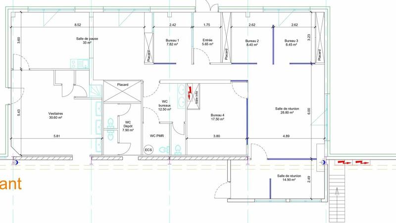 Entrepôt - 3 077 m²