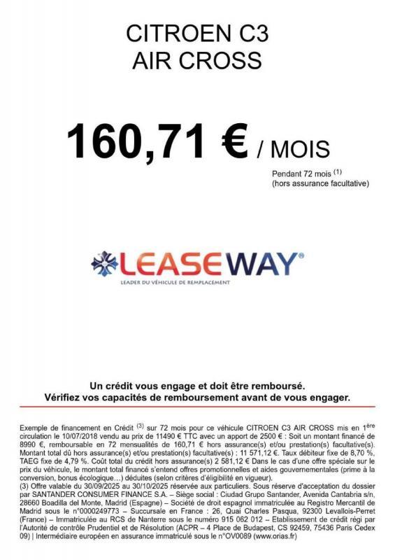 Citroën C3 Aircross BlueHDi 100 Bvm5 Feel