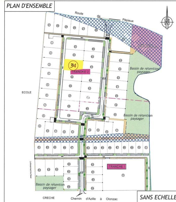 Terrain constructible - 400 m²