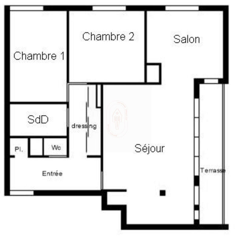 Appartement - 63 m² - 3 pièces