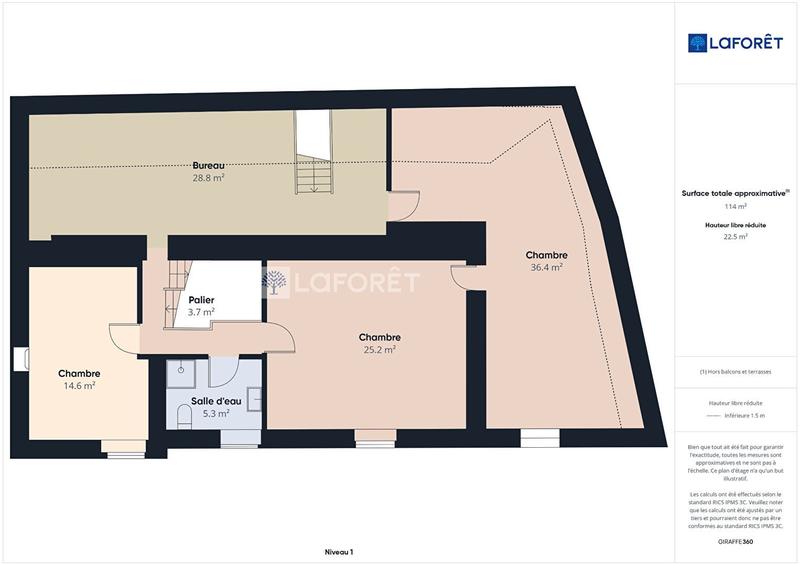 Maison ancienne - 147 m² - 6 pièces