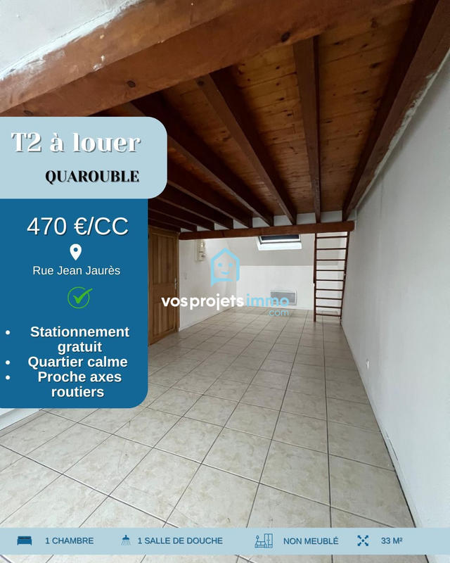 Appartement - 34 m² - 2 pièces