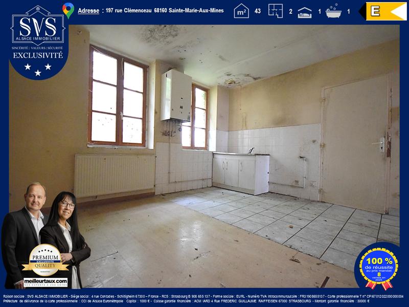 Appartement - 43 m² - 2 pièces