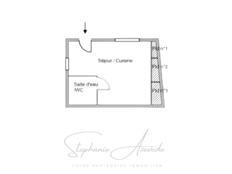 Appartement - 18 m² - 1 pièce