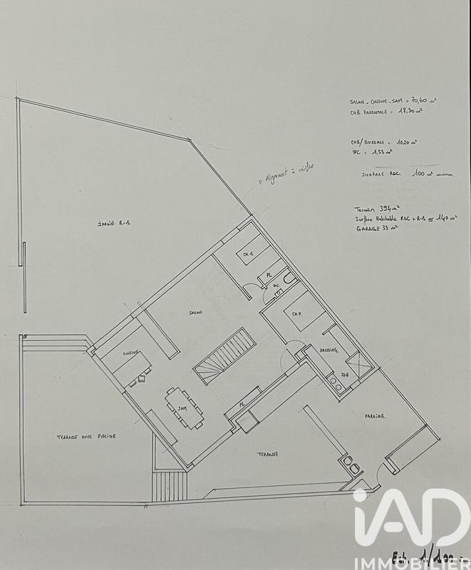 Maison - 140 m² - 5 pièces