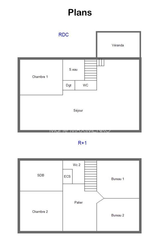 Maison - 90 m² - 5 pièces