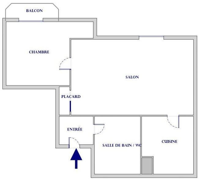 Appartement - 38 m² - 2 pièces