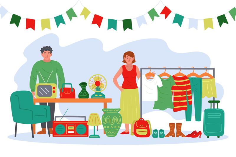 Vide grenier à Montfaucon