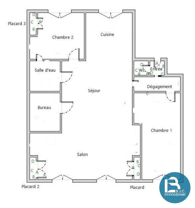 Appartement - 97 m² - 4 pièces