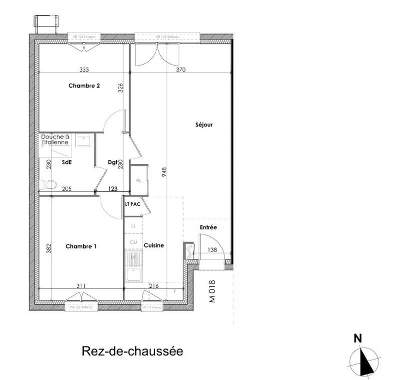 Maison - 63 m² - 3 pièces