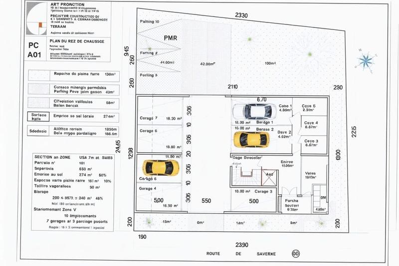 Appartement - 85 m² - 3 pièces