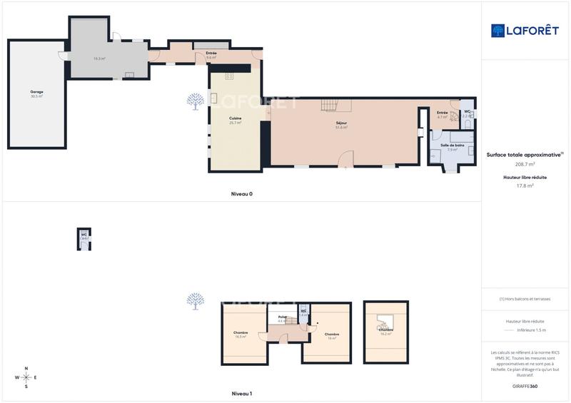 Maison ancienne - 150 m² - 7 pièces