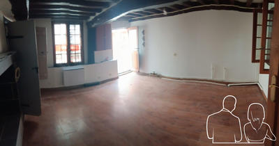 Maison ancienne - 57 m² - 3 pièces