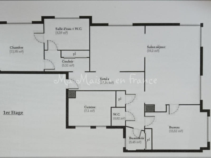 Appartement - 105 m² - 4 pièces
