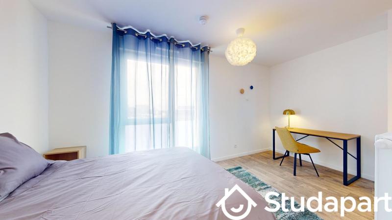 Chambre - 17 m² - 1 pièce