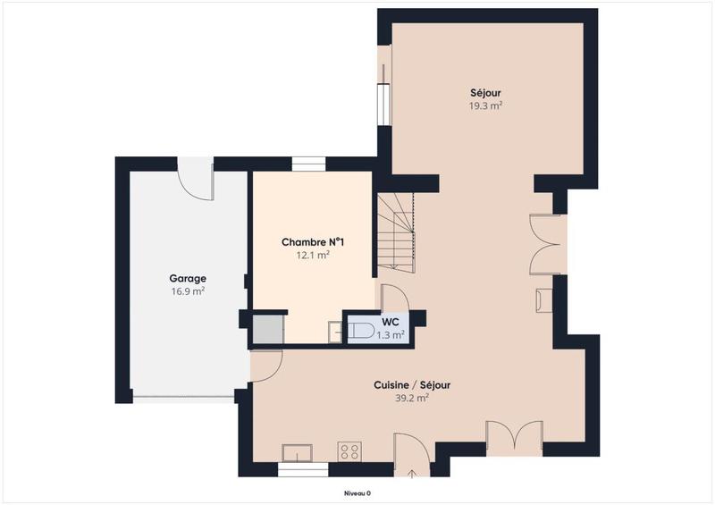 Maison - 103 m² - 6 pièces