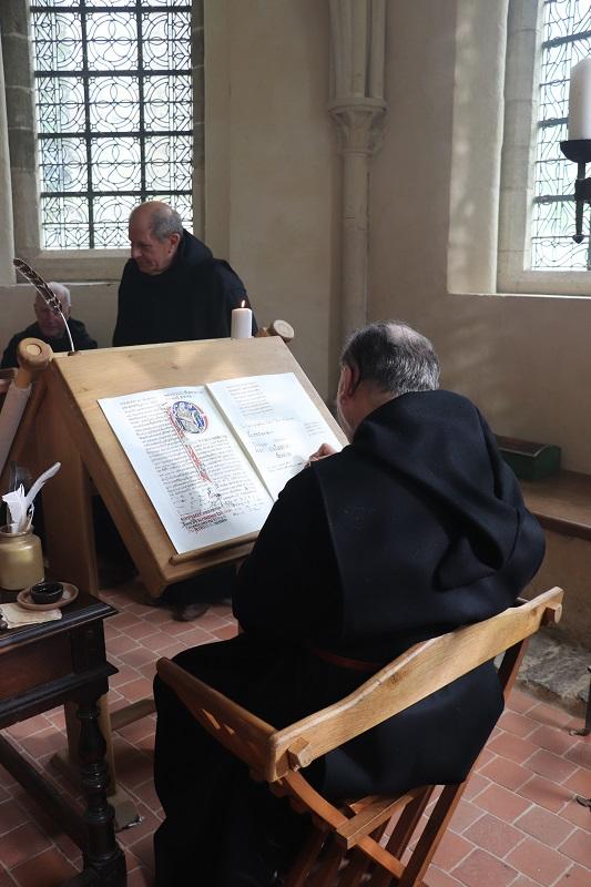 Camp médiéval à l'abbaye de Hambye