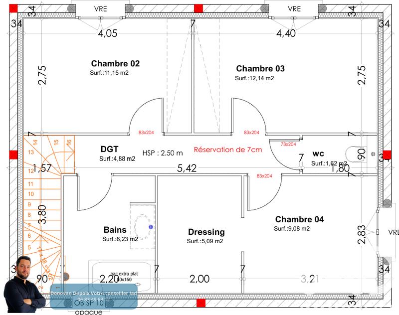 Maison - 130 m² - 6 pièces