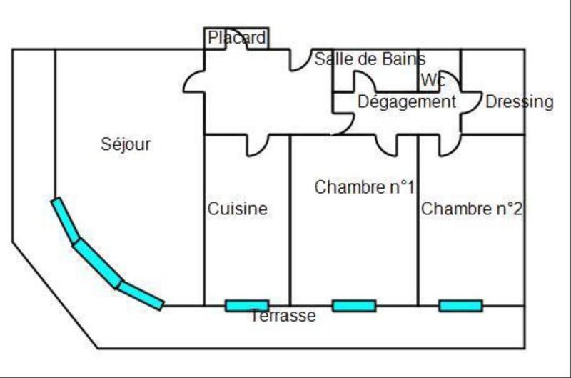 Appartement - 66 m² - 3 pièces