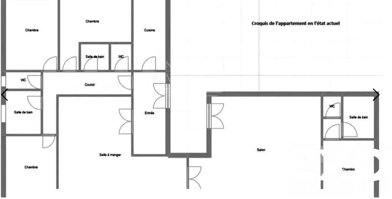 Appartement - 159 m² - 6 pièces